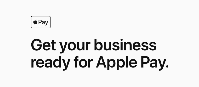 Get your business ready for Apple Pay